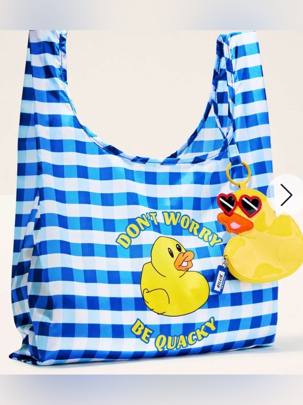 NWT Bath and Body Works Packable Billie the Duck Bag and Coin Purse SOLD OUT